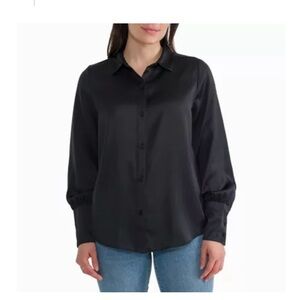 Joie Classic Black Women's Button-Up Top